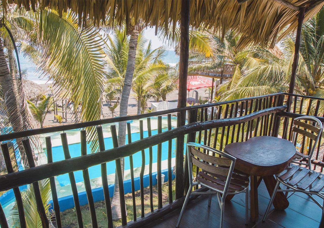 Marbella Eco Lodge Monterrico Bagian luar foto